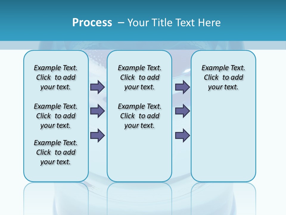 Isolated Water Clear PowerPoint Template