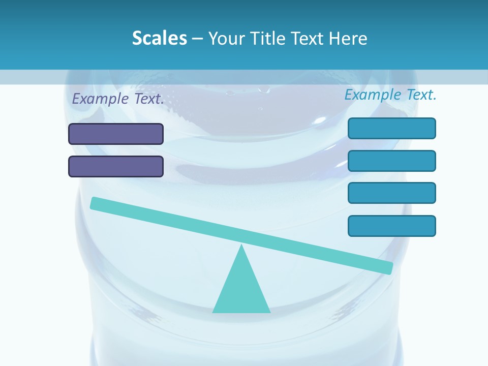 Isolated Water Clear PowerPoint Template