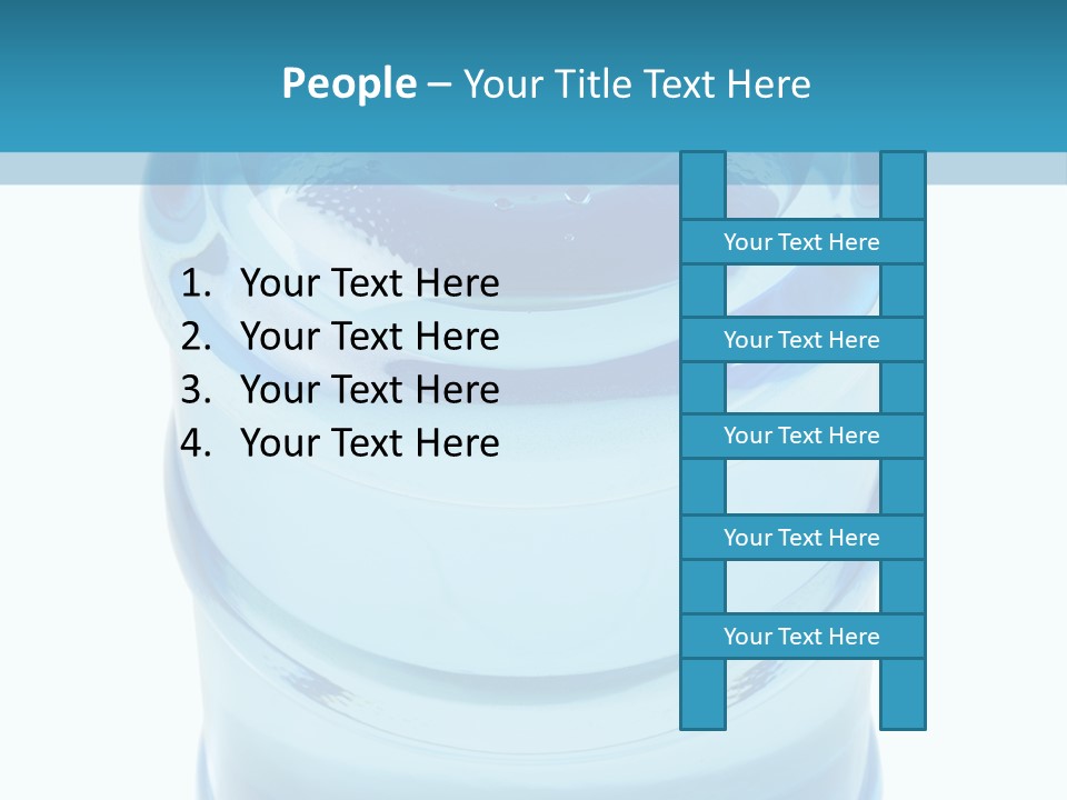 Isolated Water Clear PowerPoint Template