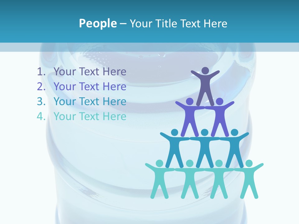 Isolated Water Clear PowerPoint Template
