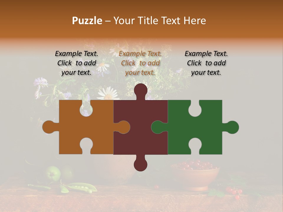 Clay Ewer Table PowerPoint Template
