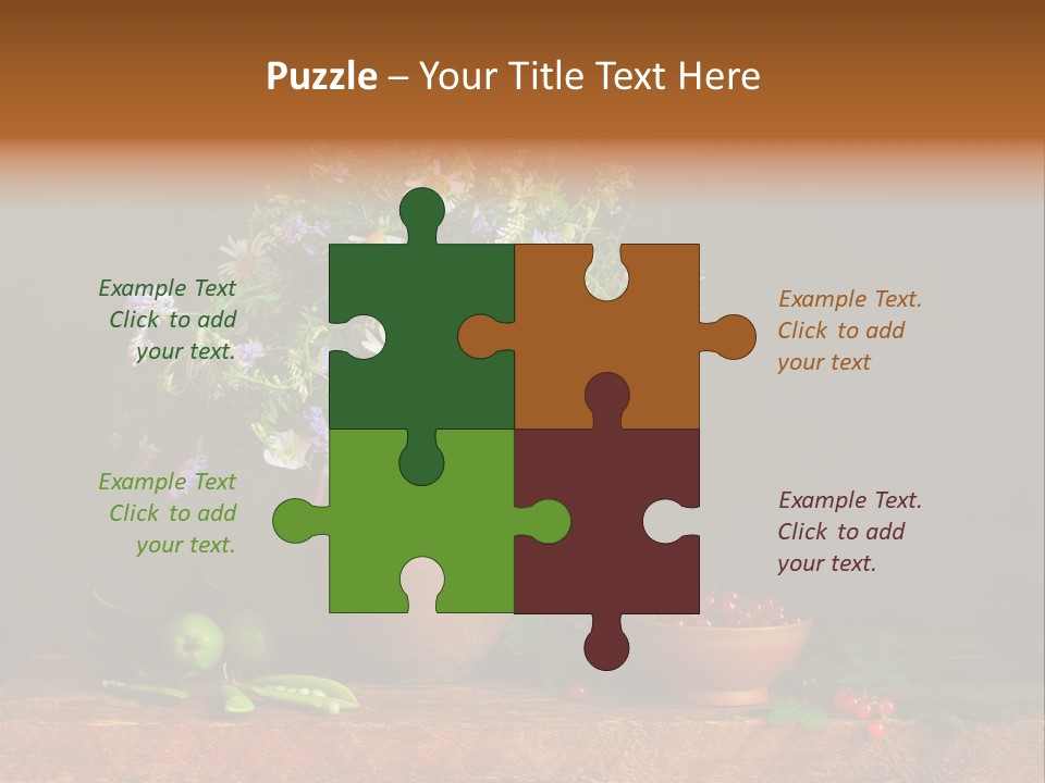 Clay Ewer Table PowerPoint Template