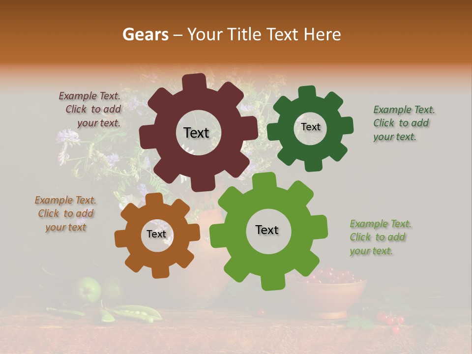 Clay Ewer Table PowerPoint Template