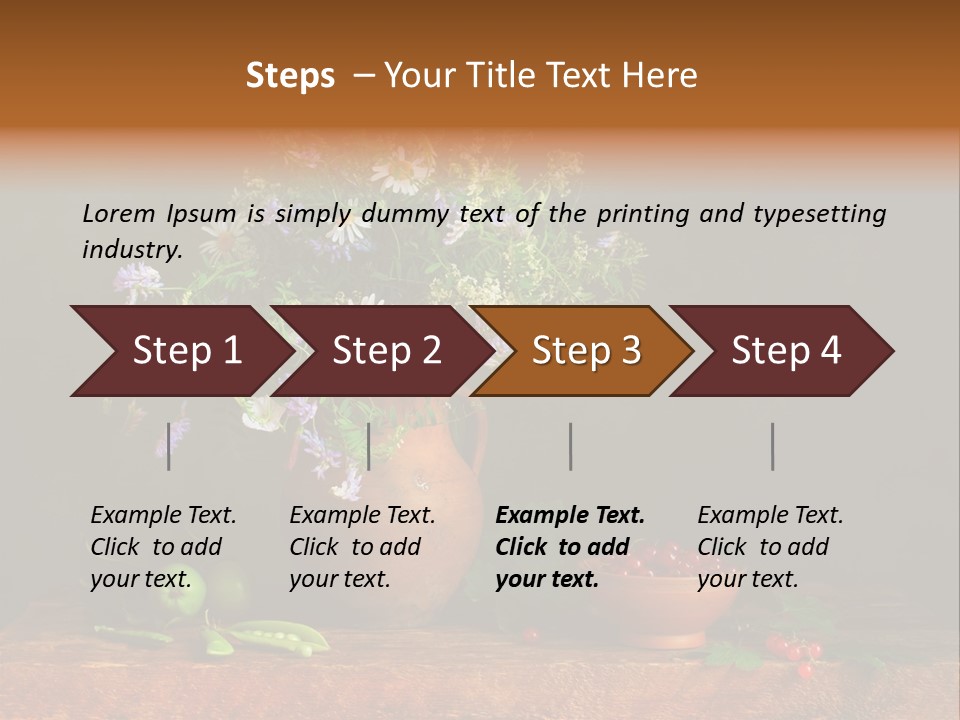 Clay Ewer Table PowerPoint Template