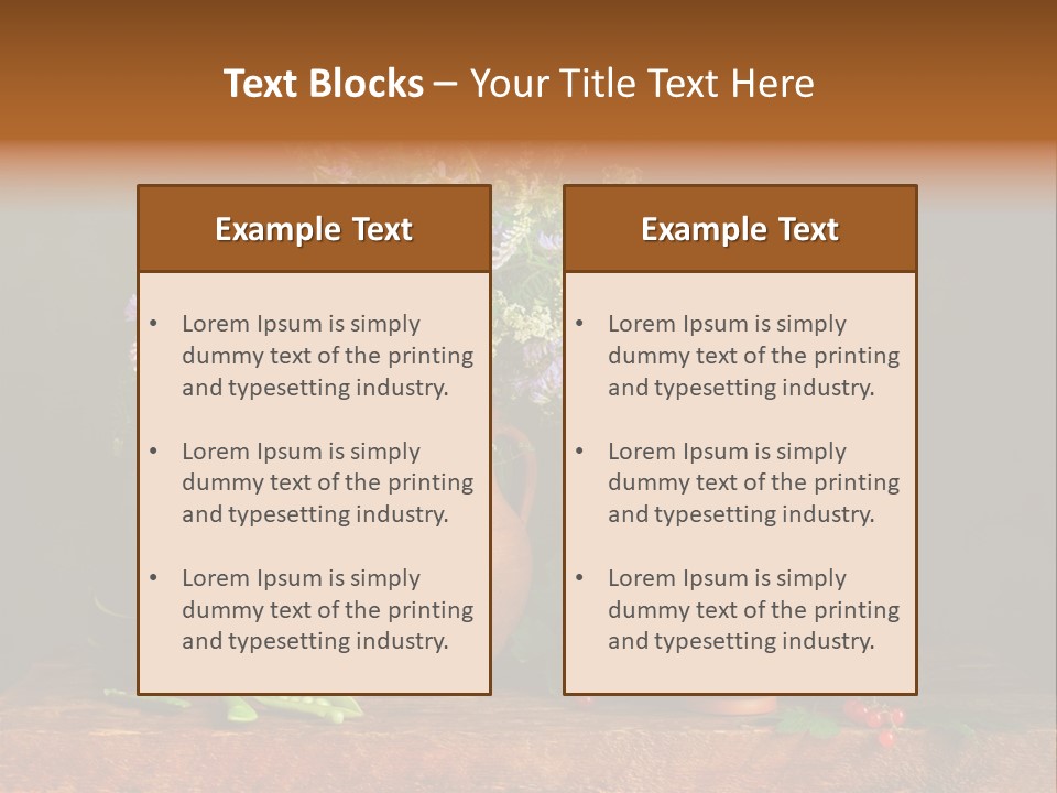 Clay Ewer Table PowerPoint Template