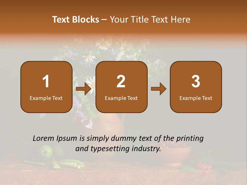 Clay Ewer Table PowerPoint Template