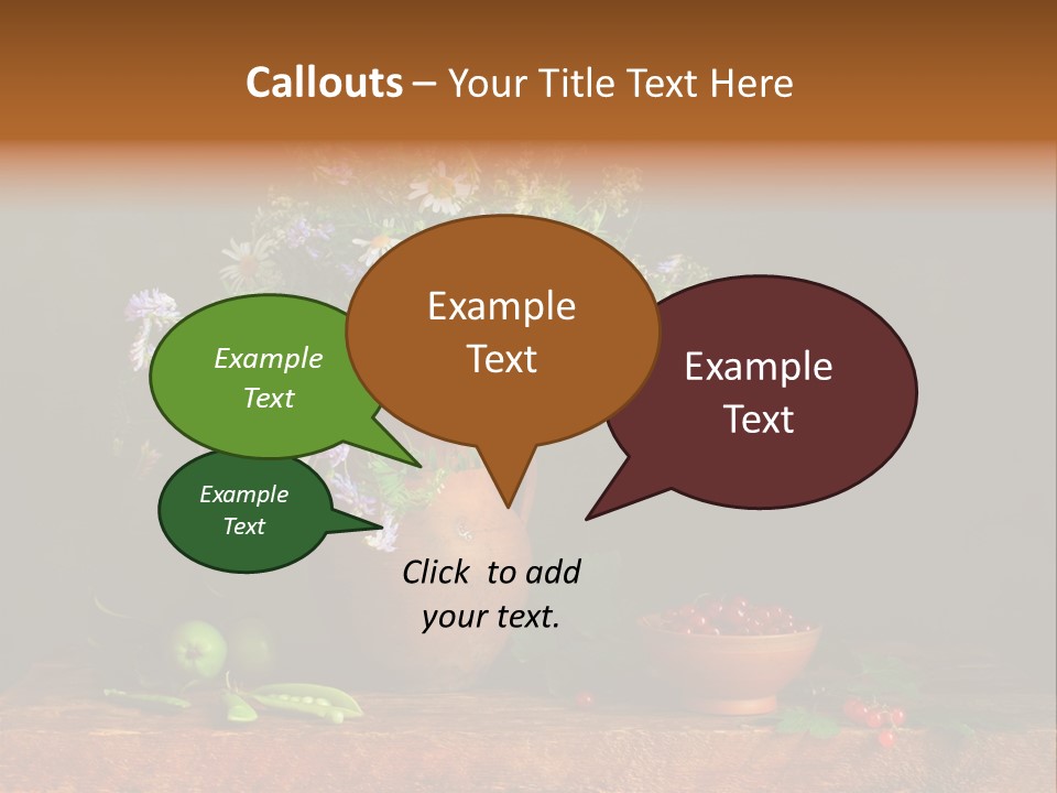 Clay Ewer Table PowerPoint Template