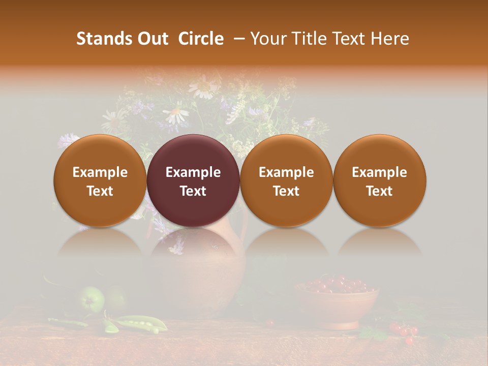 Clay Ewer Table PowerPoint Template