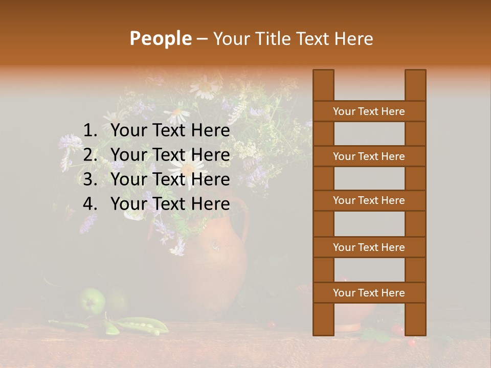 Clay Ewer Table PowerPoint Template