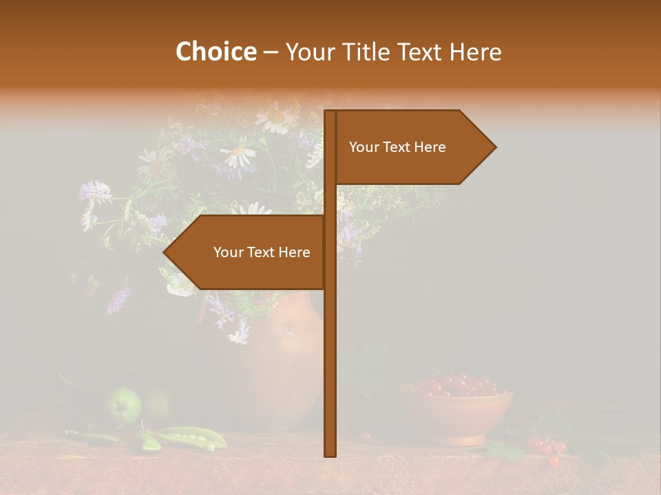 Clay Ewer Table PowerPoint Template