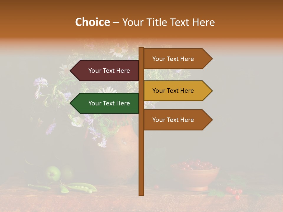 Clay Ewer Table PowerPoint Template