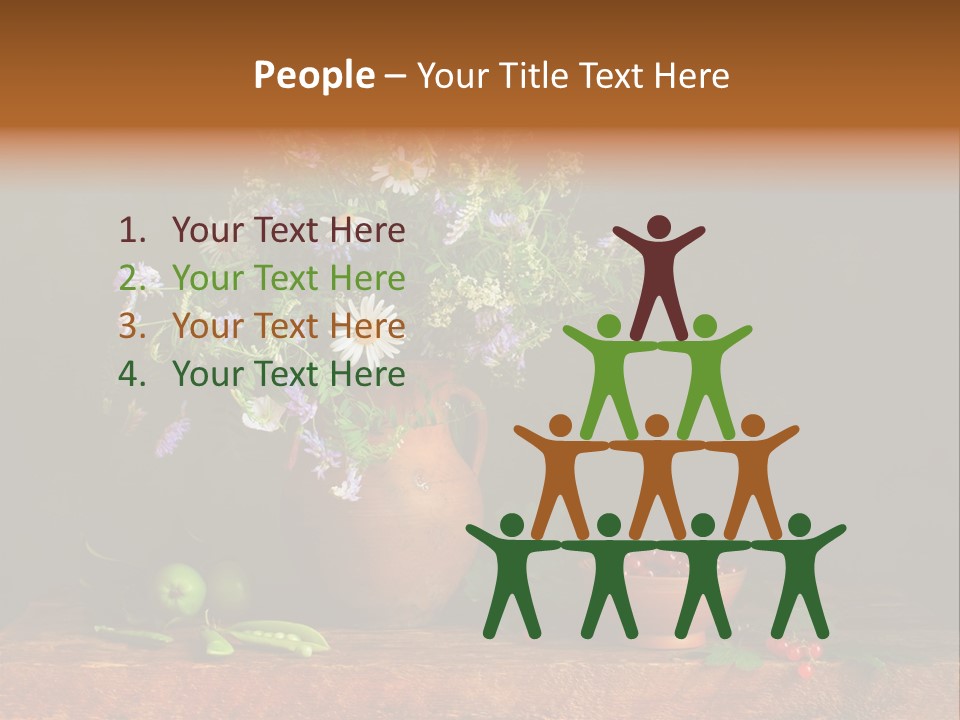 Clay Ewer Table PowerPoint Template