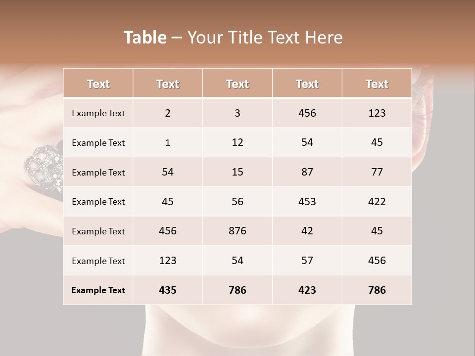 Girl Eyelash Clean PowerPoint Template