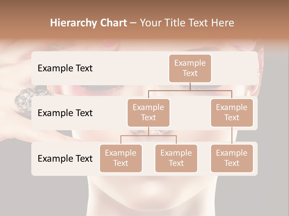 Girl Eyelash Clean PowerPoint Template