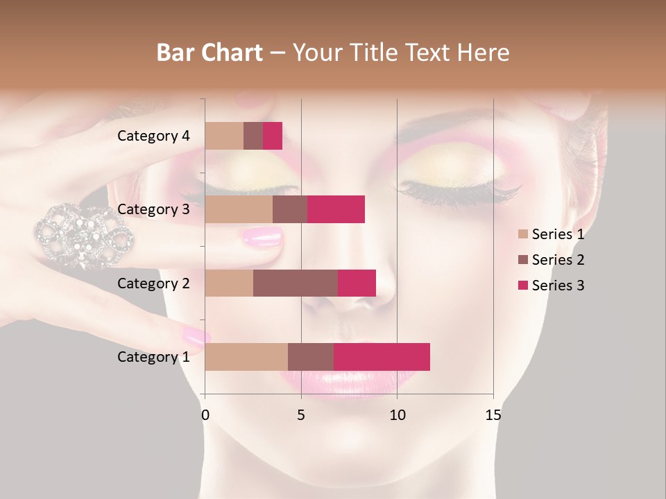 Girl Eyelash Clean PowerPoint Template