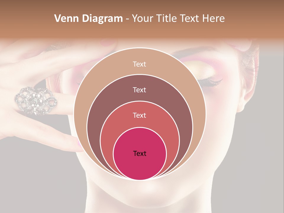 Girl Eyelash Clean PowerPoint Template