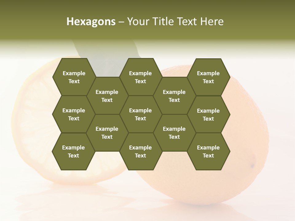 Juicy Lemons Whole PowerPoint Template