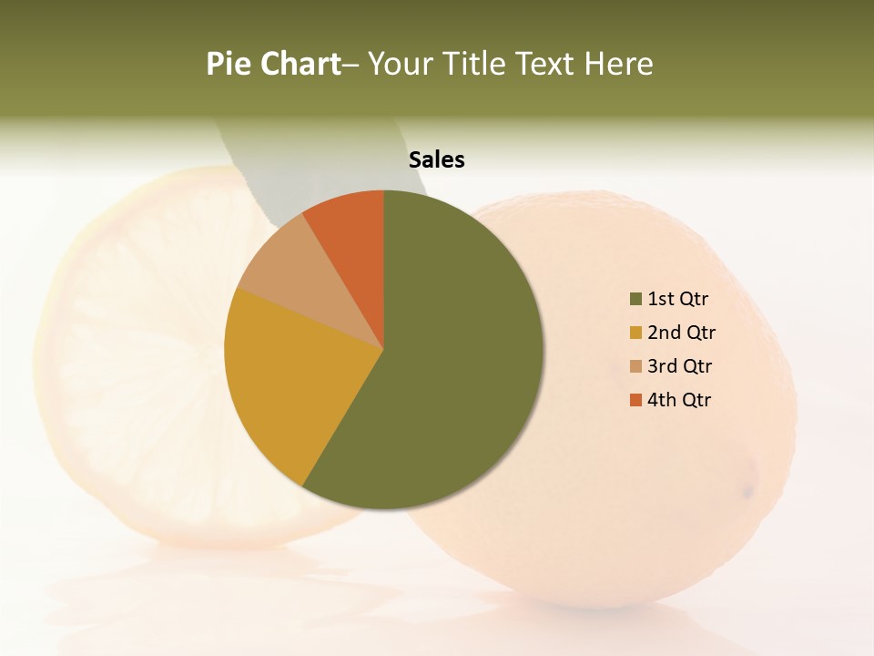 Juicy Lemons Whole PowerPoint Template