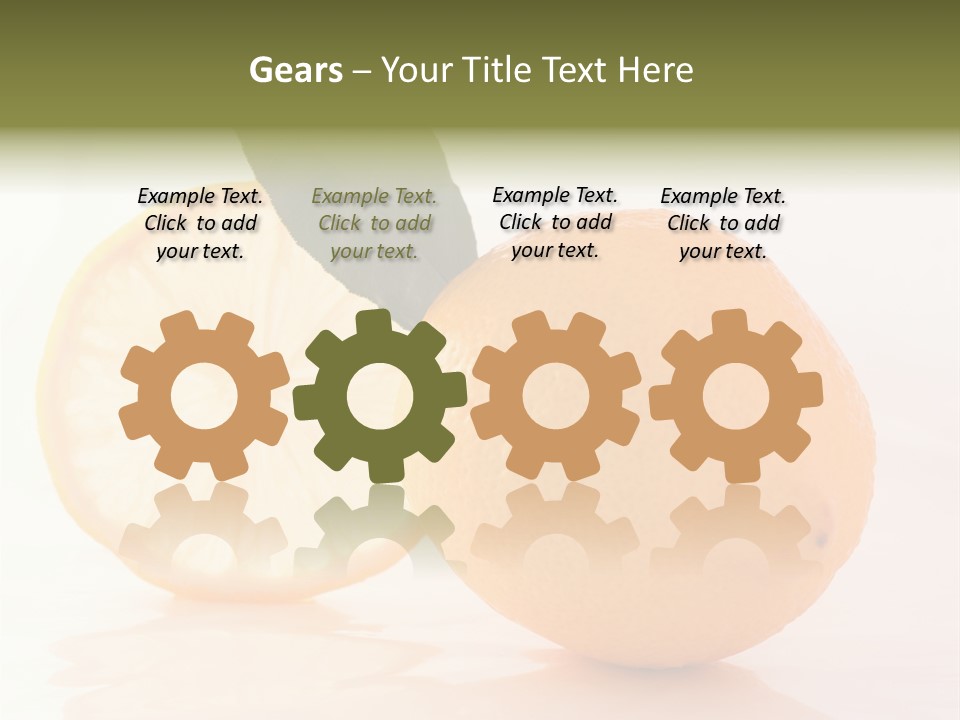 Juicy Lemons Whole PowerPoint Template