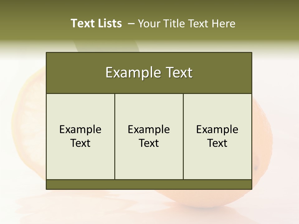 Juicy Lemons Whole PowerPoint Template