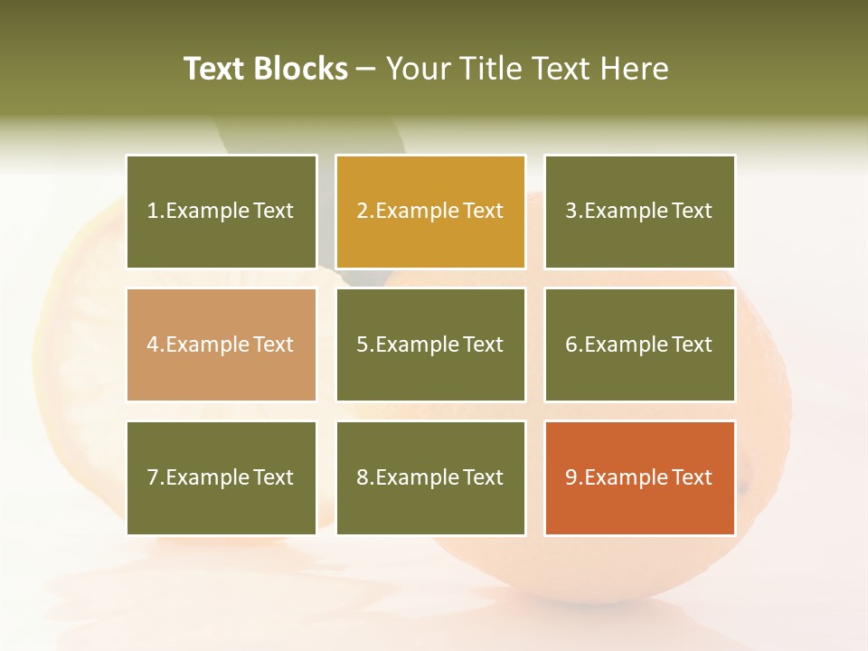 Juicy Lemons Whole PowerPoint Template