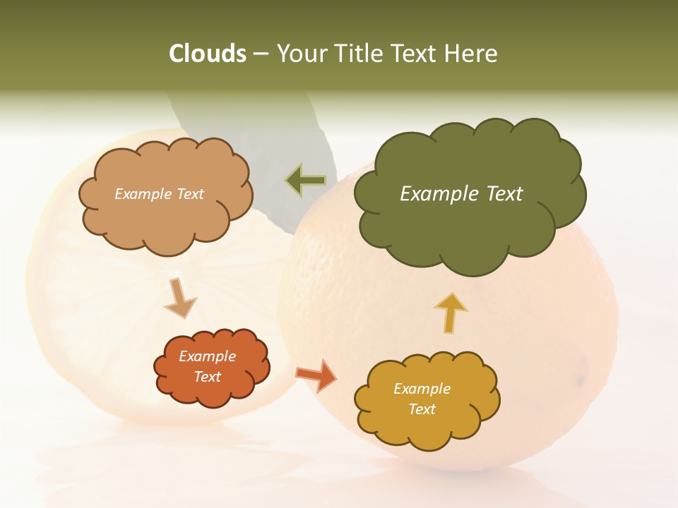 Juicy Lemons Whole PowerPoint Template