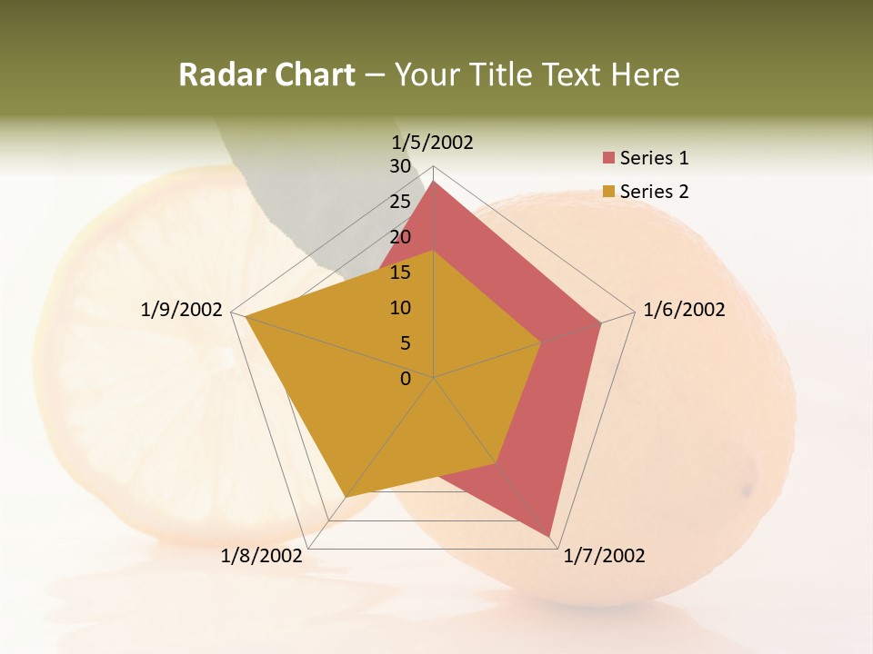 Juicy Lemons Whole PowerPoint Template