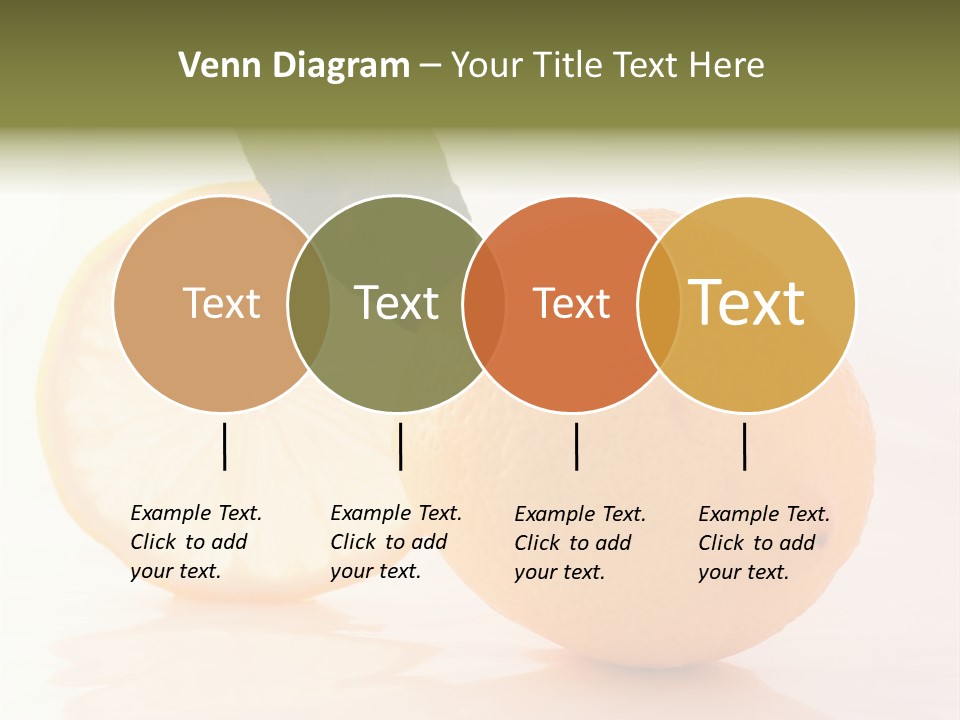 Juicy Lemons Whole PowerPoint Template