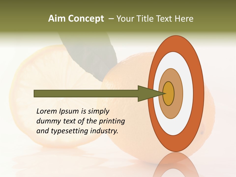 Juicy Lemons Whole PowerPoint Template