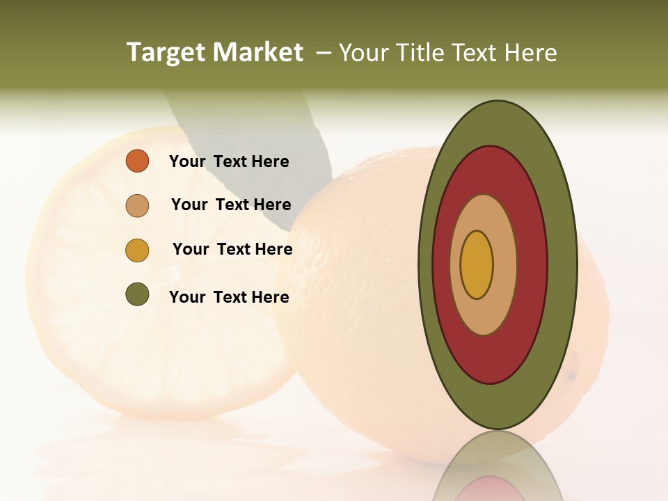 Juicy Lemons Whole PowerPoint Template