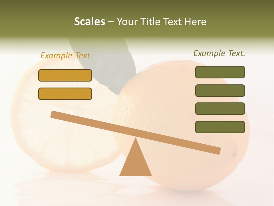 Juicy Lemons Whole PowerPoint Template
