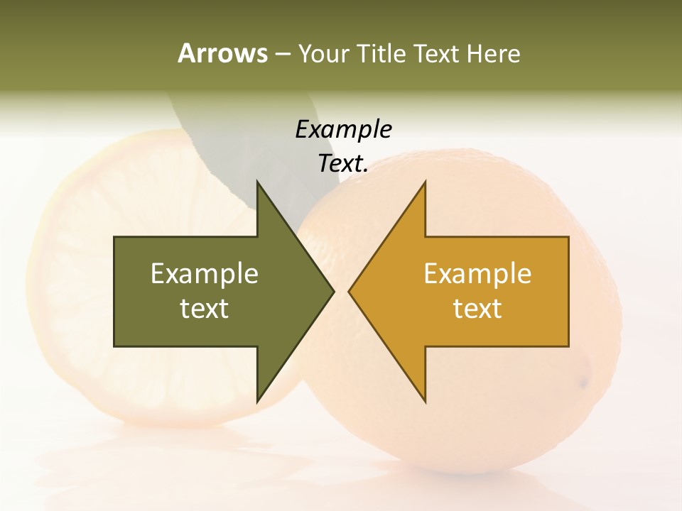 Juicy Lemons Whole PowerPoint Template