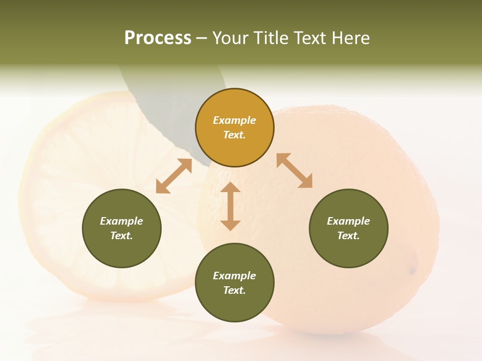 Juicy Lemons Whole PowerPoint Template