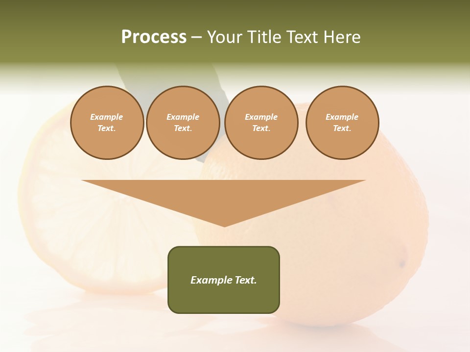 Juicy Lemons Whole PowerPoint Template