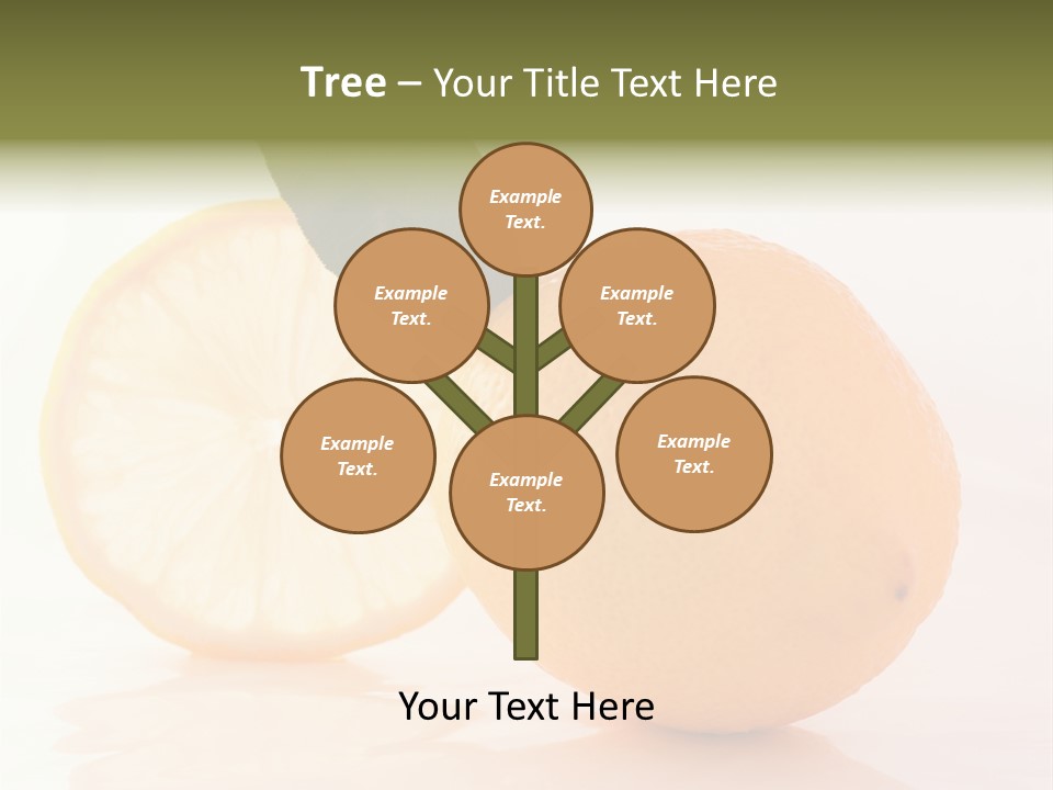 Juicy Lemons Whole PowerPoint Template