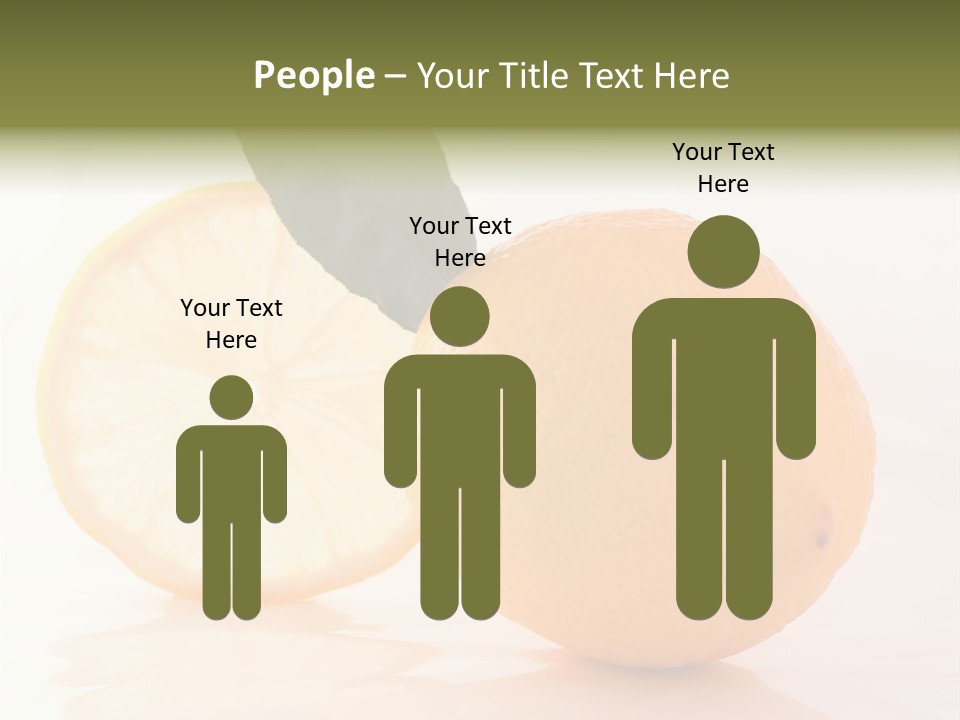 Juicy Lemons Whole PowerPoint Template