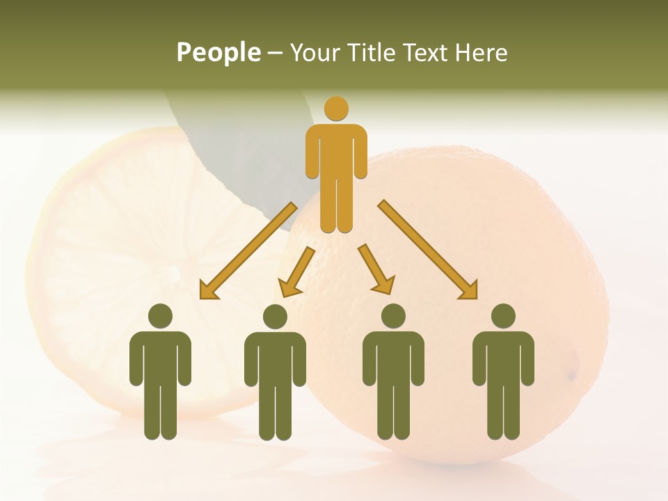 Juicy Lemons Whole PowerPoint Template