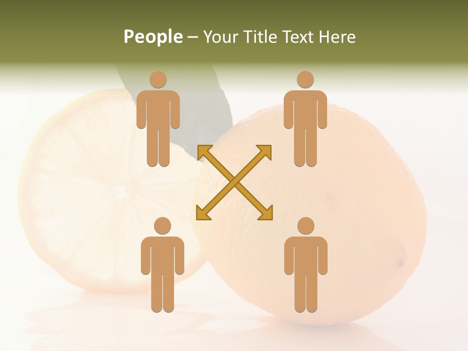 Juicy Lemons Whole PowerPoint Template