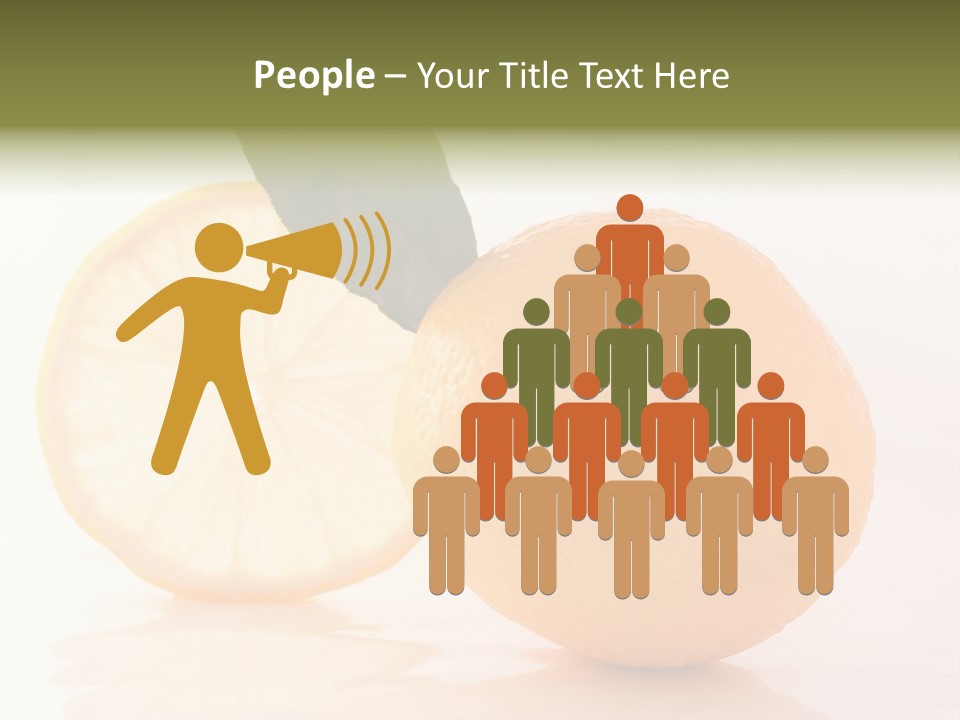 Juicy Lemons Whole PowerPoint Template