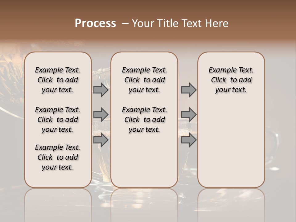 Close Up Cup Green PowerPoint Template