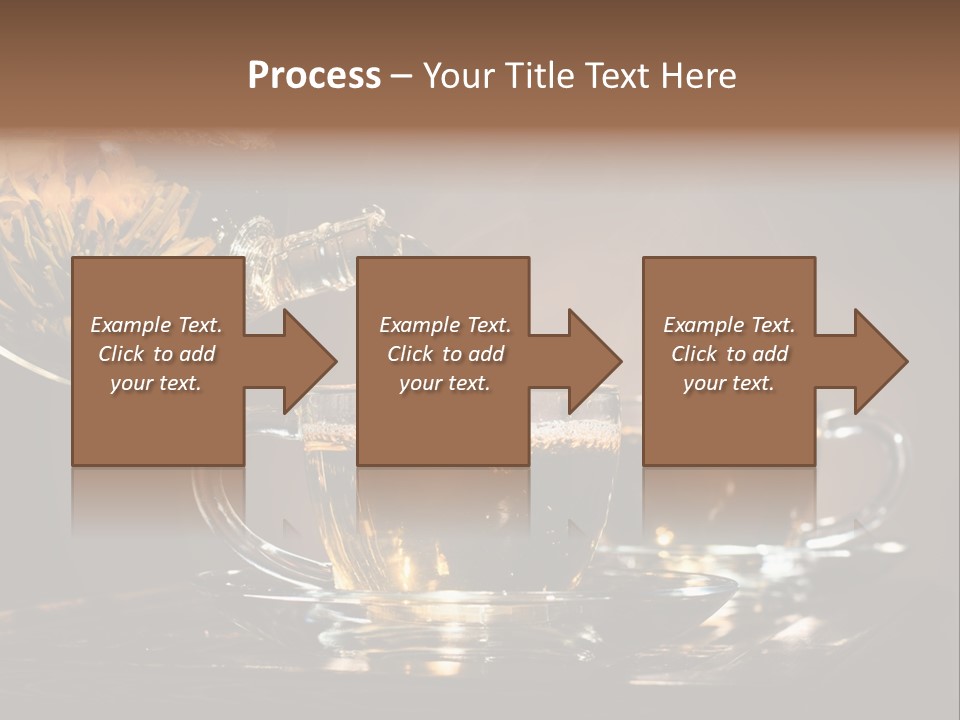 Close Up Cup Green PowerPoint Template