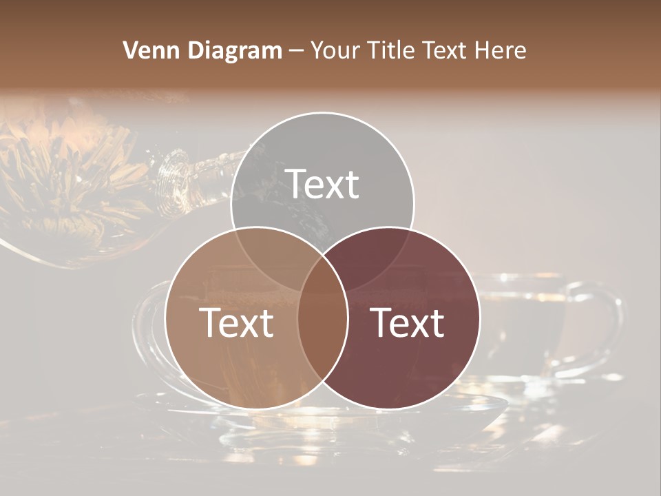 Close Up Cup Green PowerPoint Template