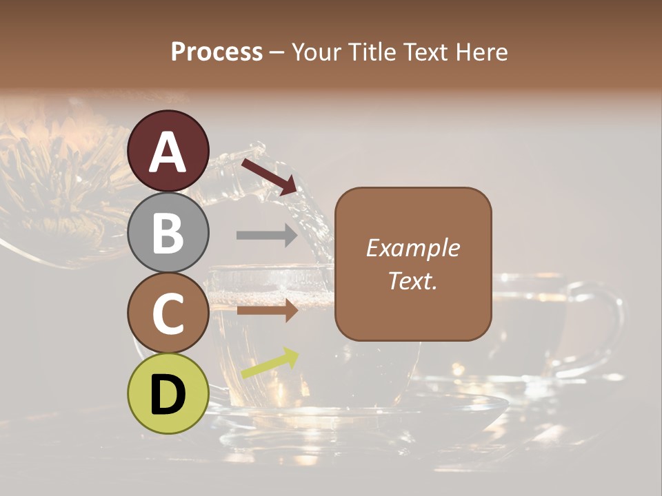 Close Up Cup Green PowerPoint Template