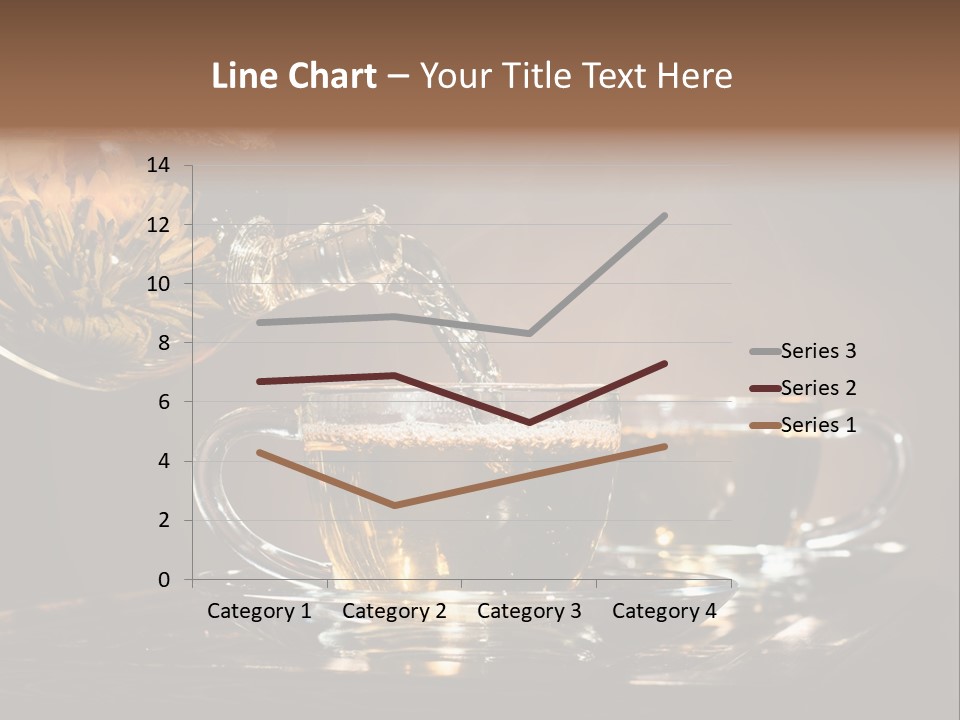 Close Up Cup Green PowerPoint Template