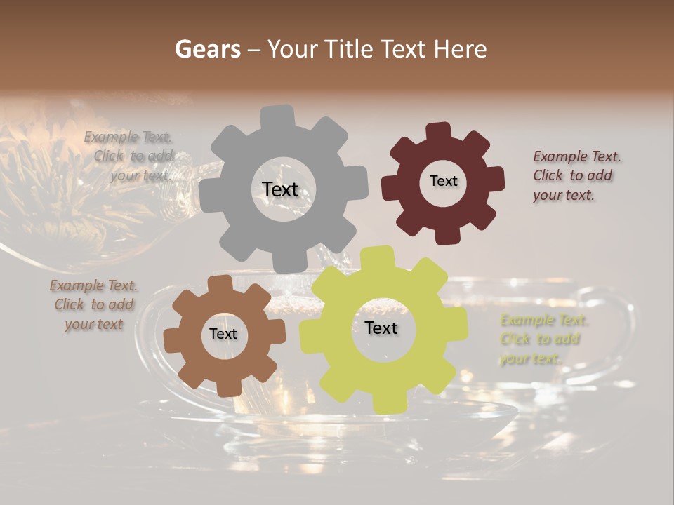 Run Beautiful Brown PowerPoint Template