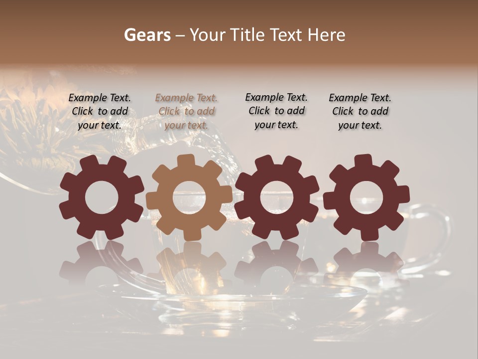 Run Beautiful Brown PowerPoint Template