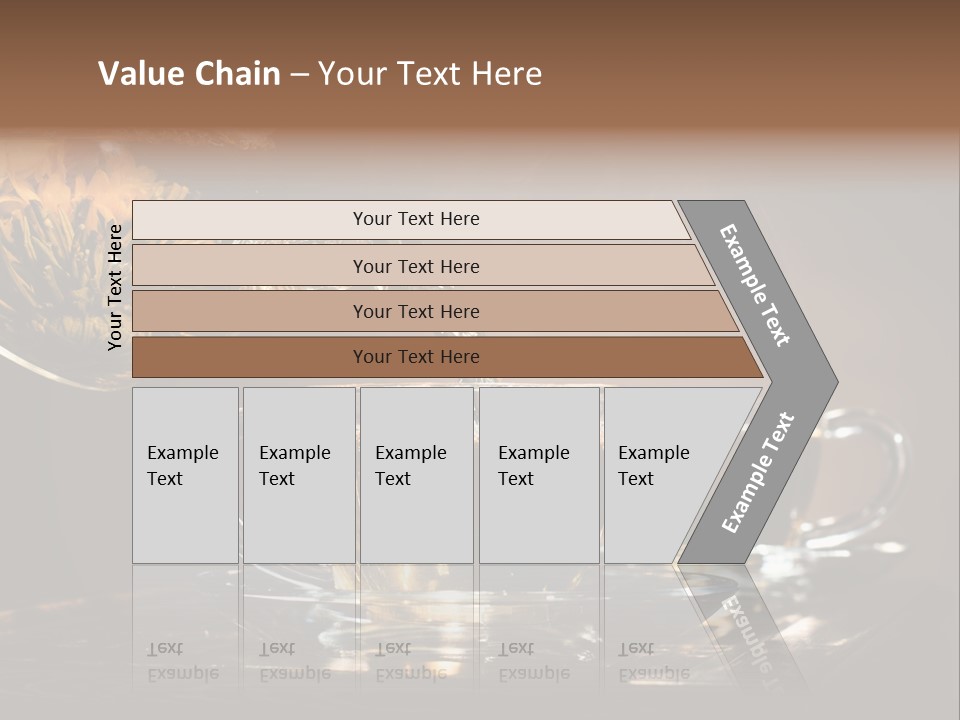 Run Beautiful Brown PowerPoint Template