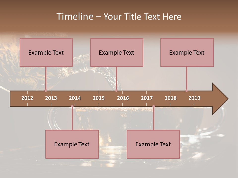 Run Beautiful Brown PowerPoint Template