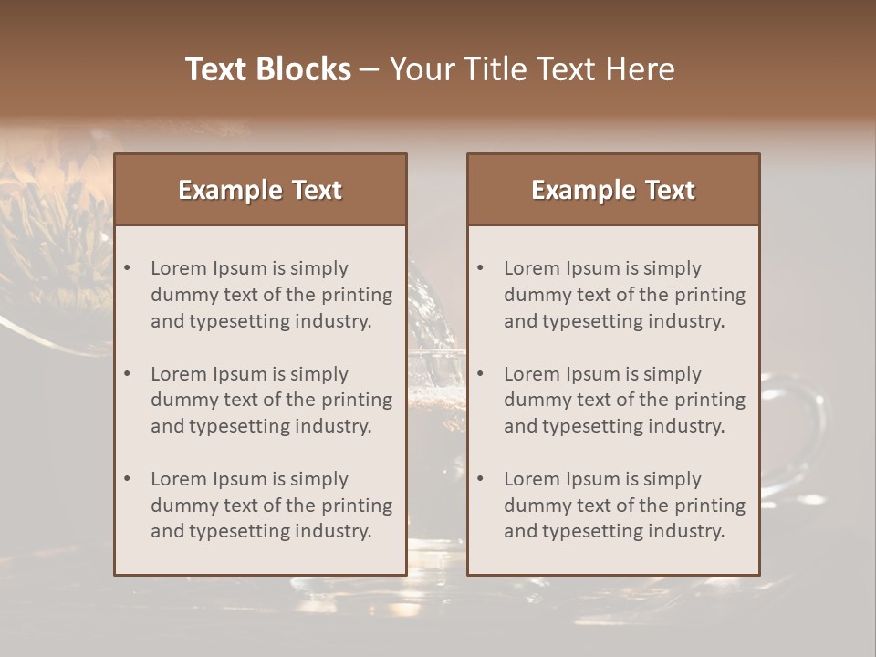 Run Beautiful Brown PowerPoint Template
