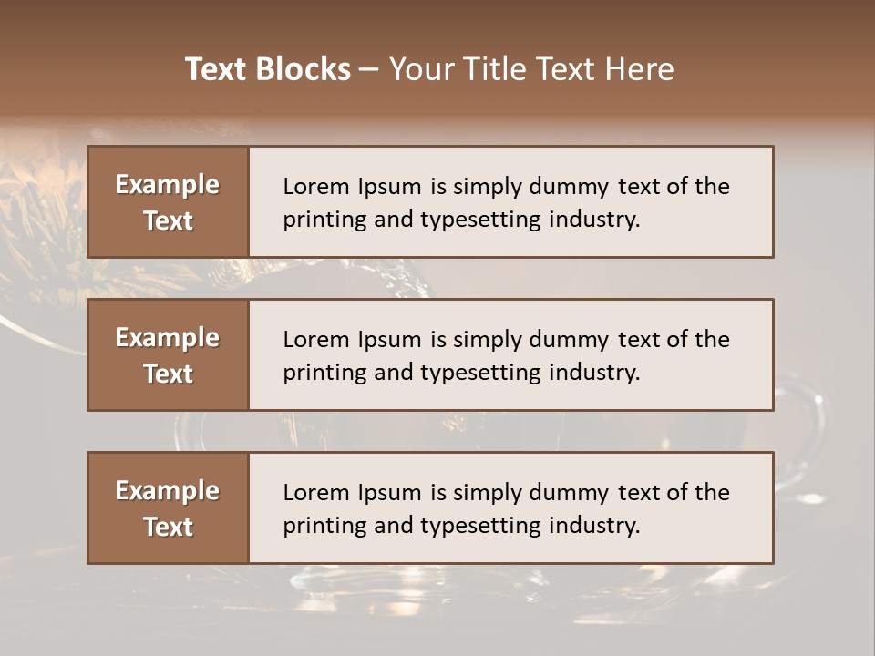 Run Beautiful Brown PowerPoint Template